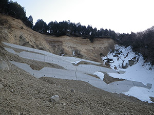 公共復旧治山事業　横挽地区工事（1）